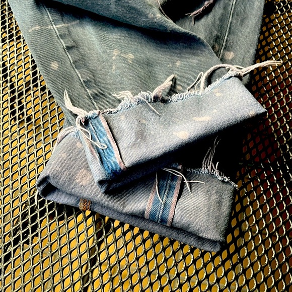 Vintage 501 Levi White Oak Selvedge jeans raw hem - Picture 2 of 12